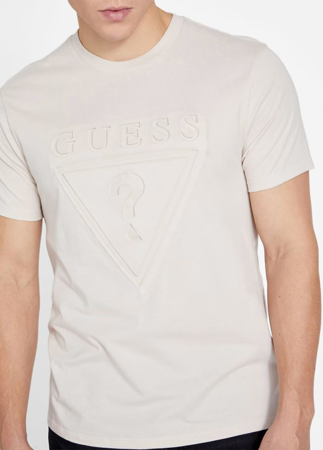 Світло-бежева футболка Guess