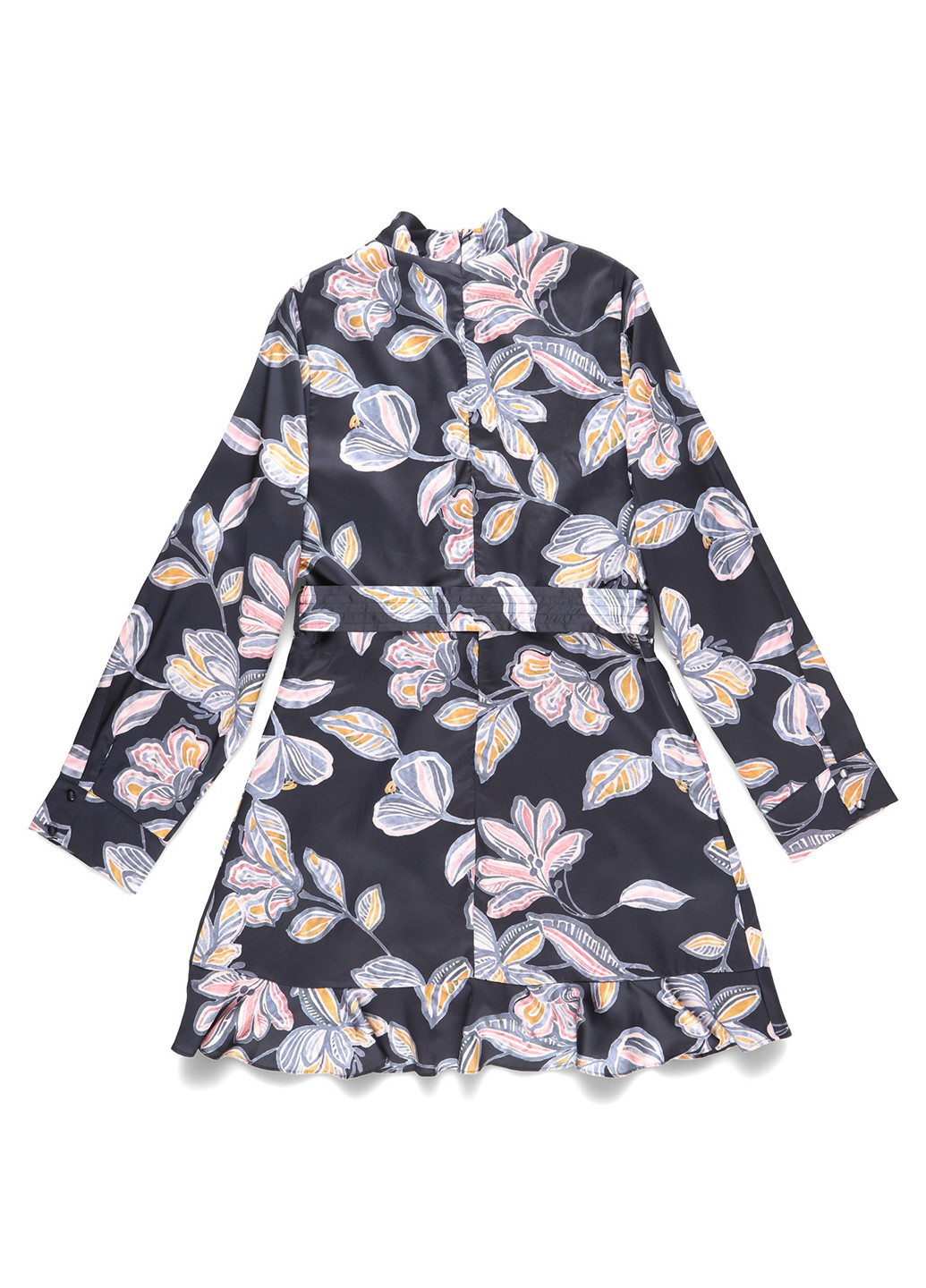 Темно-синя кежуал сукня а-силует Foxiedox з квітковим принтом