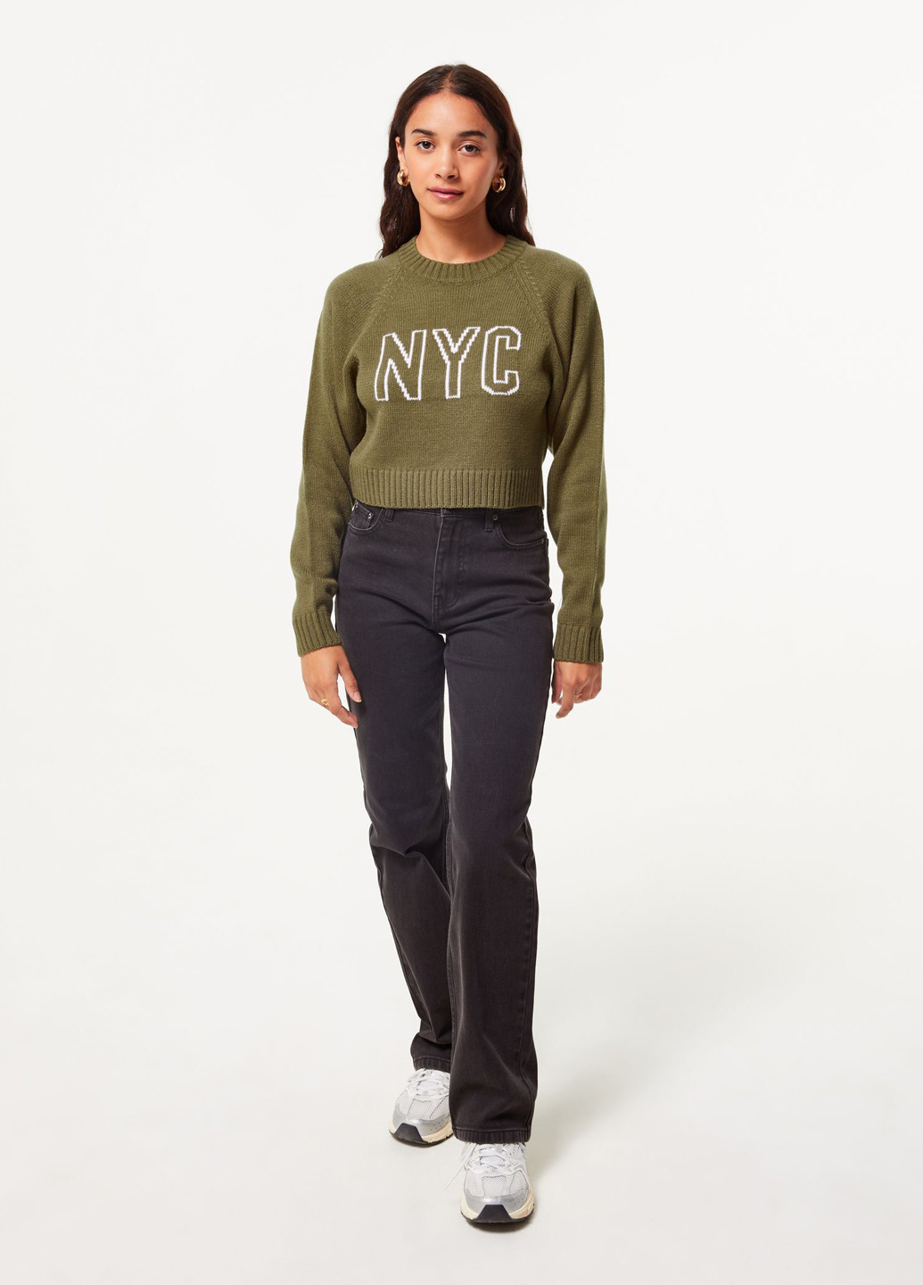 Оливковий демісезонний джемпер джемпер Jennyfer