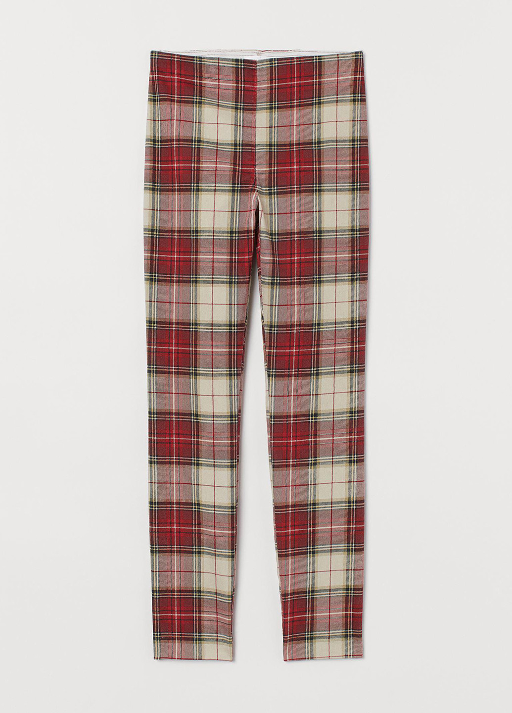 Темно-красные кэжуал демисезонные зауженные брюки H&M