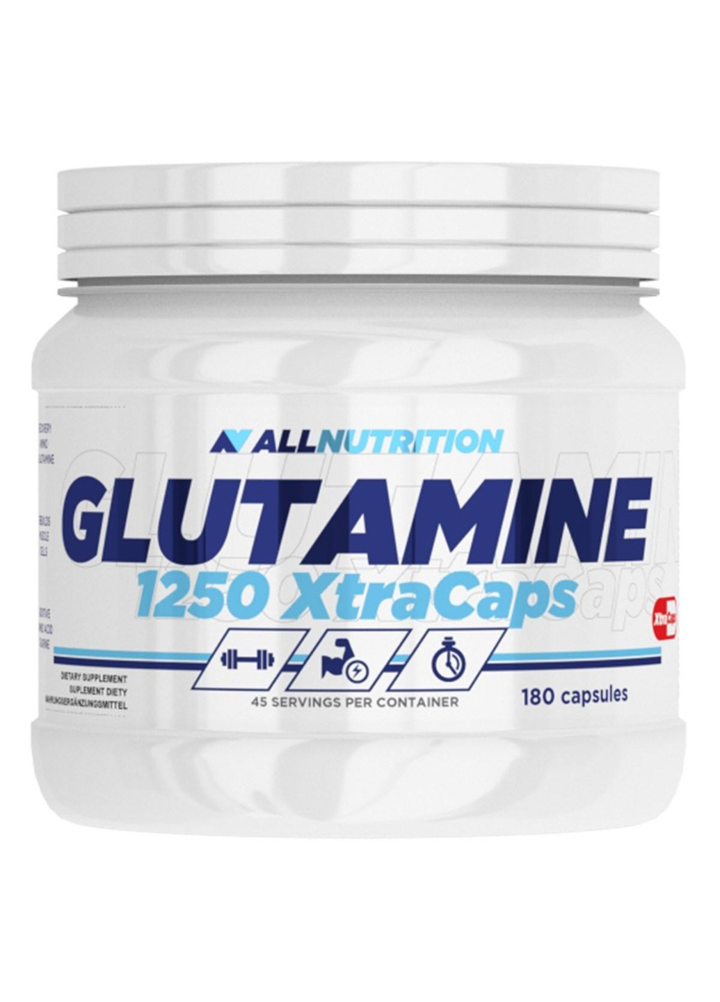 Глютамин Glutamine 1250 Xtracaps 180 капс) оллнутришн Allnutrition (255362465)