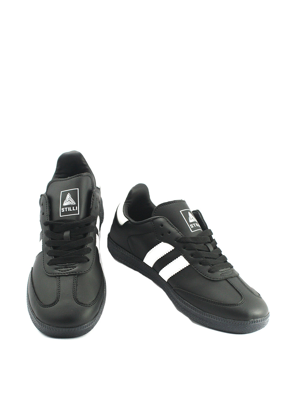 Чорно-білі Осінні кросівки No Brand