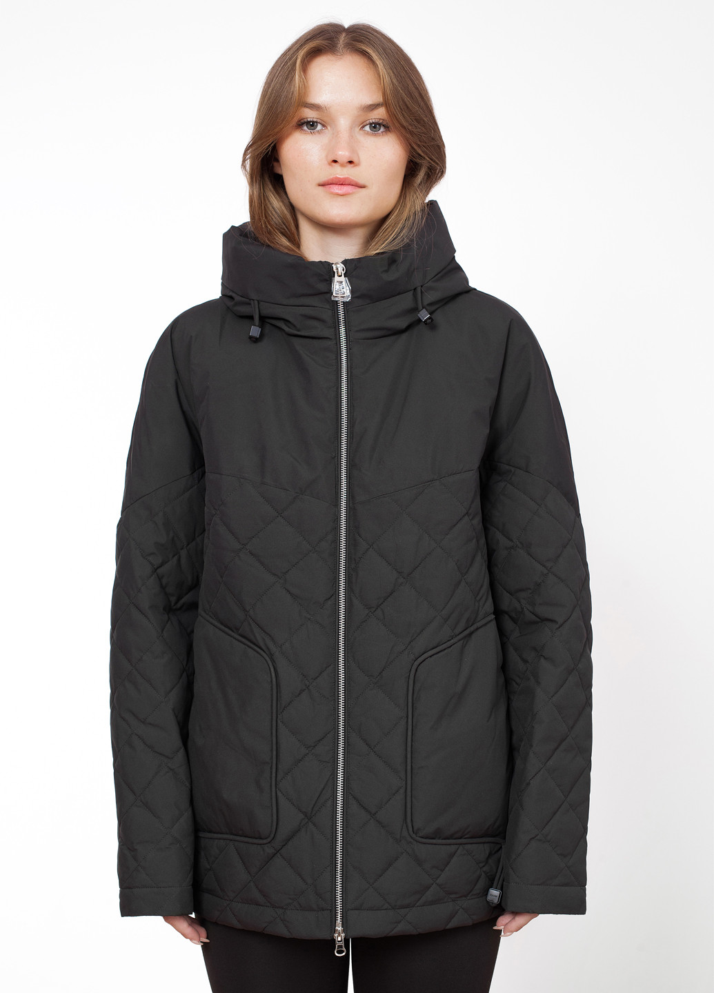 Чорна демісезонна куртка Meajiateer