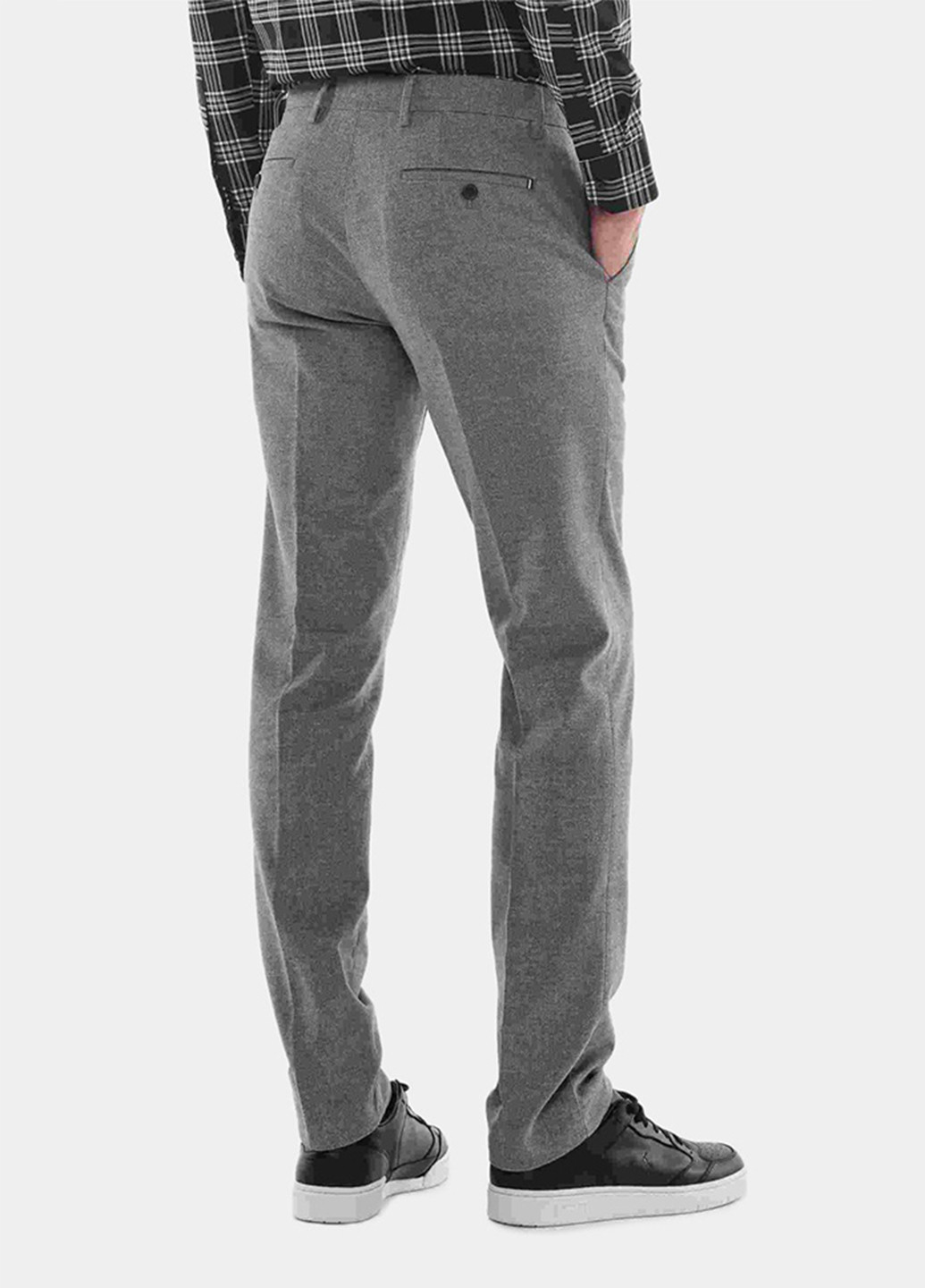 Серые кэжуал демисезонные классические брюки Tommy Hilfiger