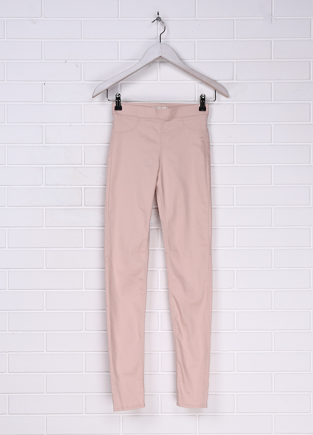 Персиковые летние джеггинсы H&M