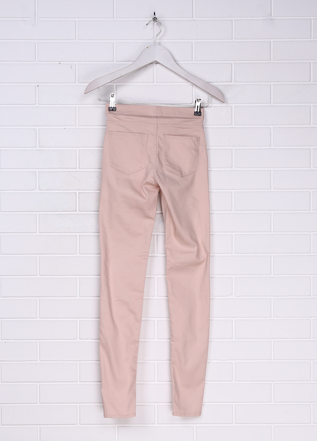 Персиковые летние джеггинсы H&M