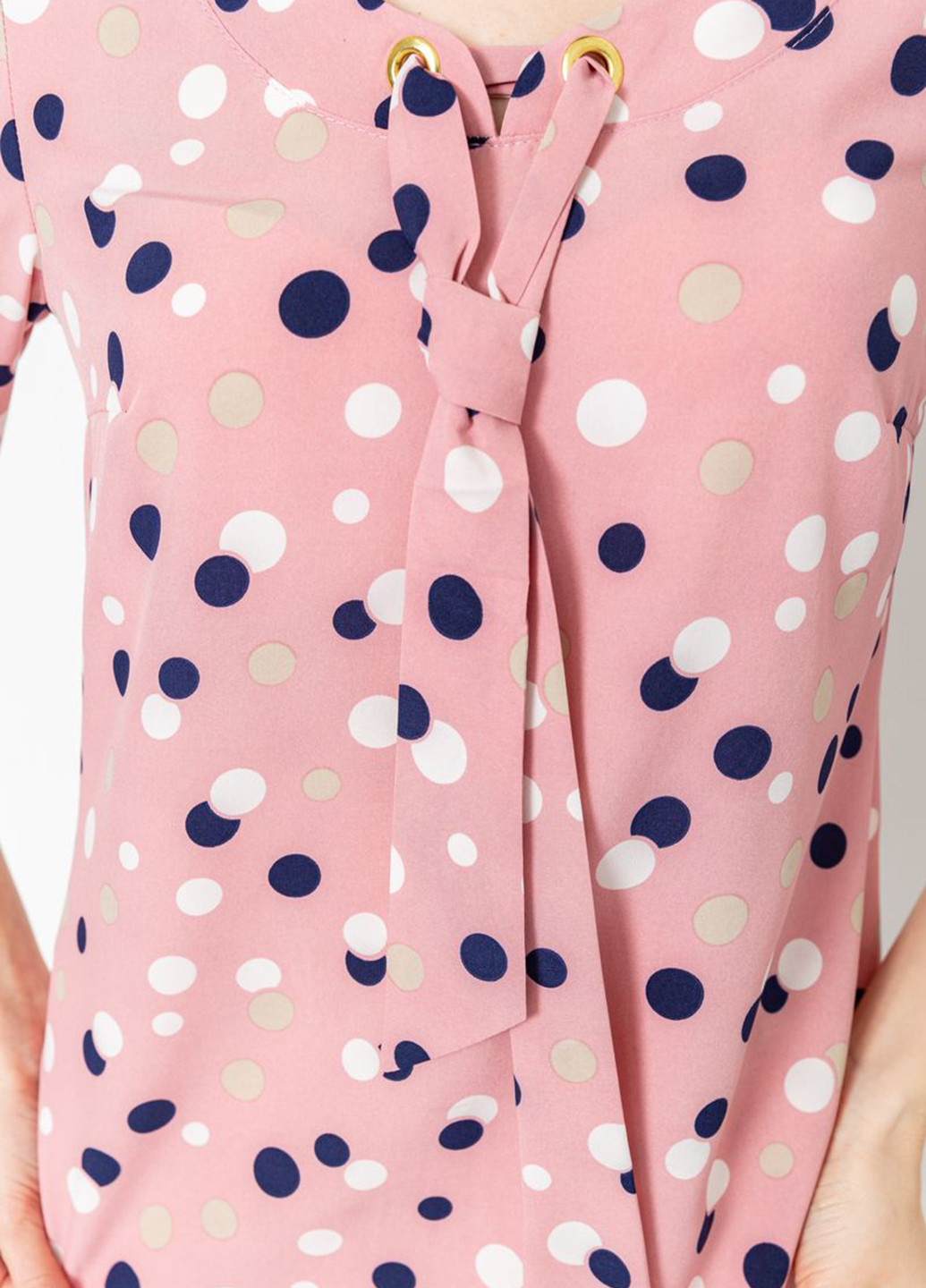 Светло-розовая демисезонная блуза Ager