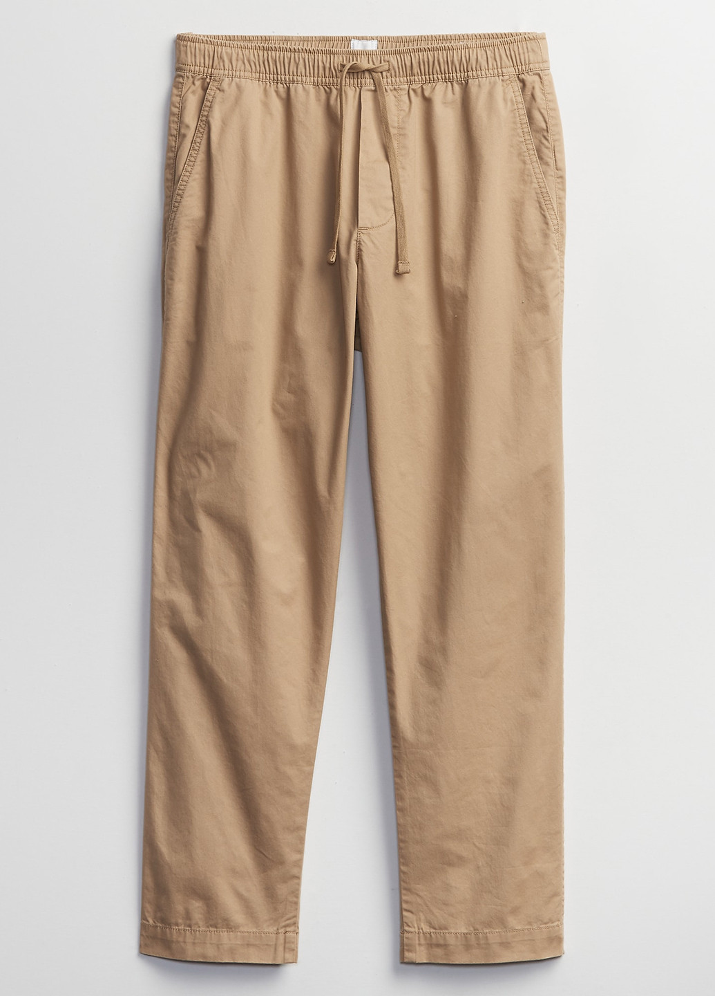 Бежевые кэжуал демисезонные укороченные брюки Gap