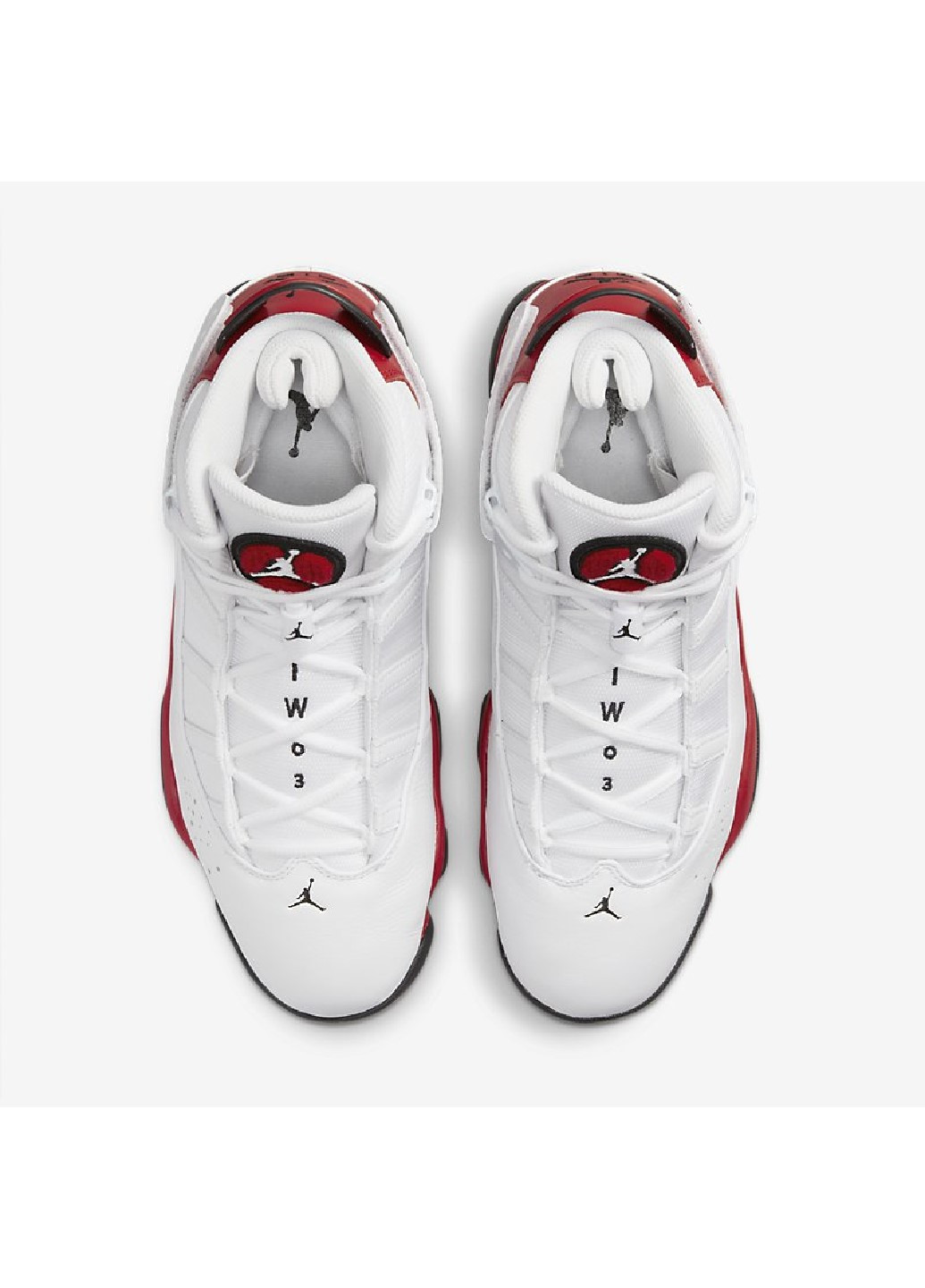 Белые демисезонные кроссовки 322992-126_2024 Jordan 6 Rings