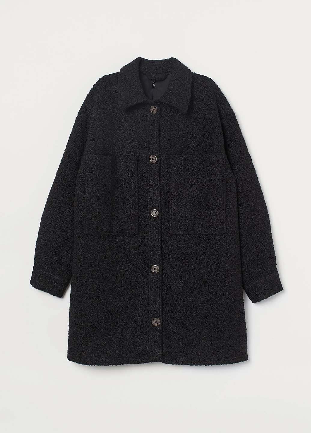 Черная демисезонная куртка H&M