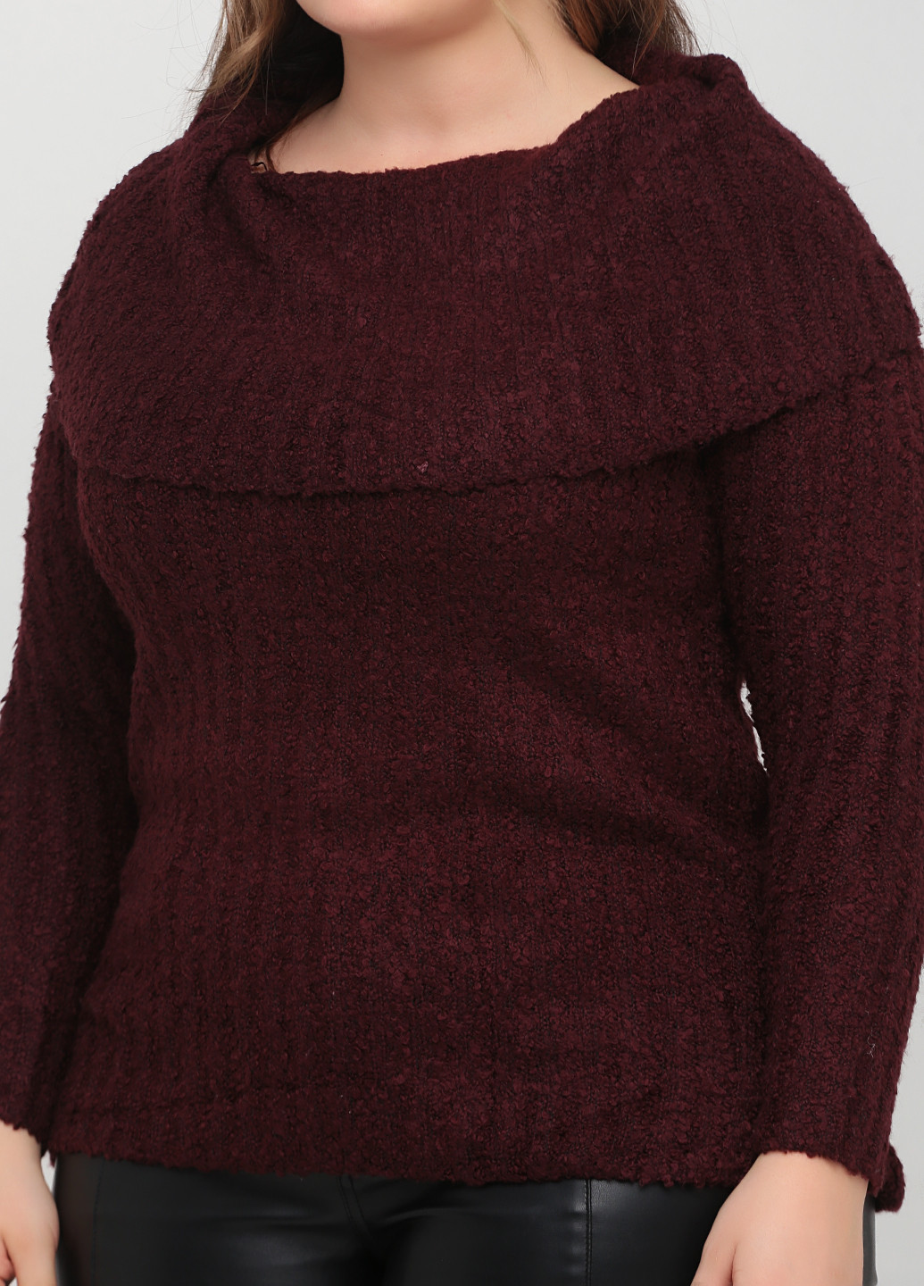 Бордовый демисезонный свитер Francesca's
