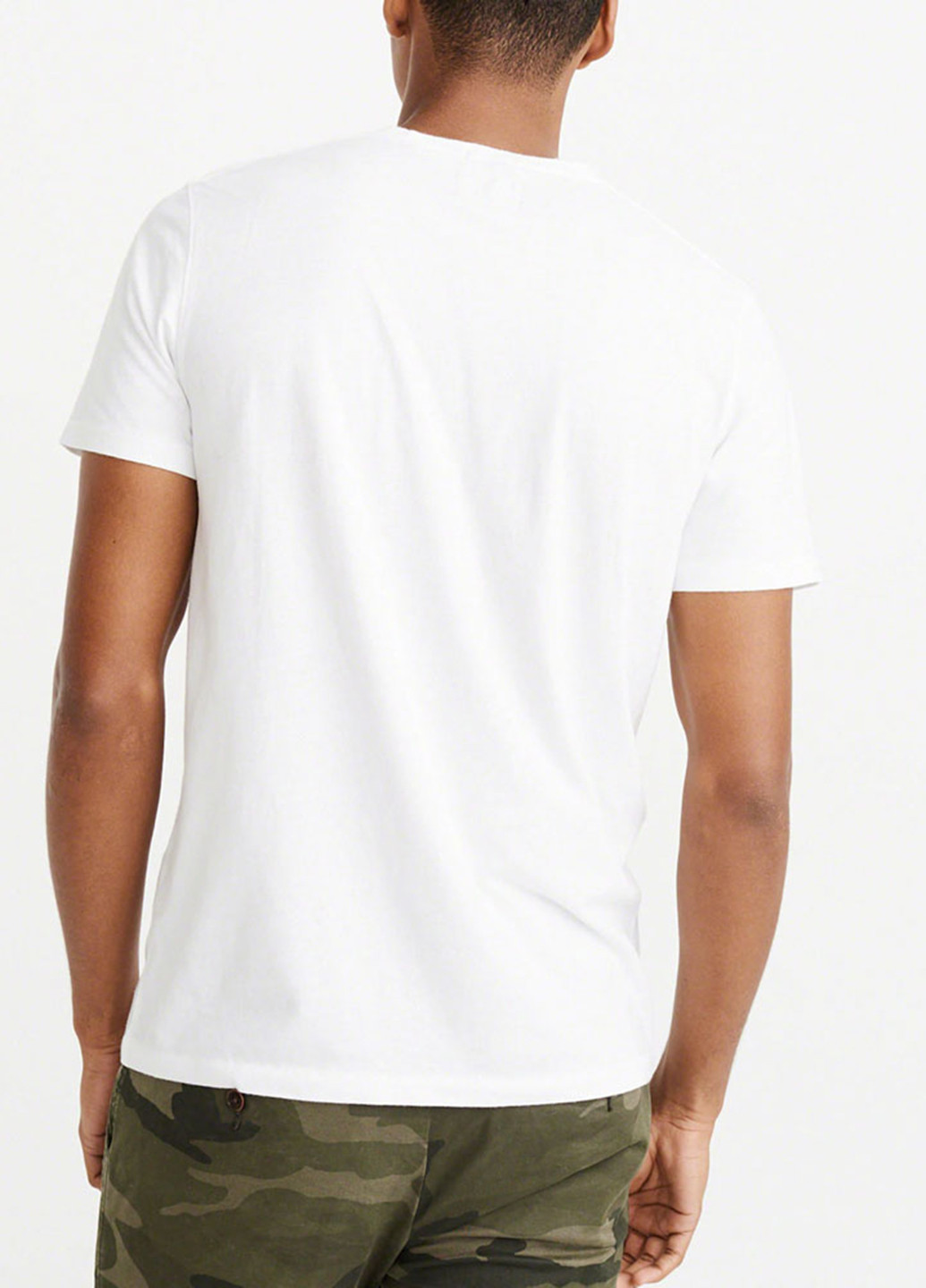 Біла футболка Abercrombie & Fitch