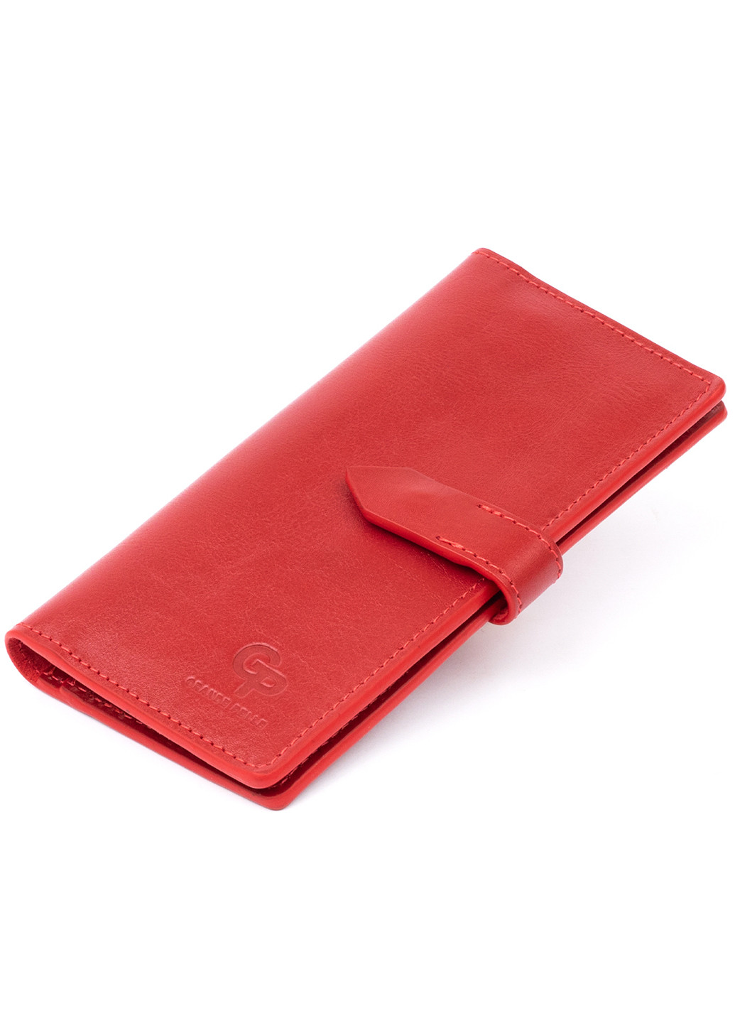 Жіночий шкіряний гаманець 9х18х1,5 см Grande Pelle (229459039)