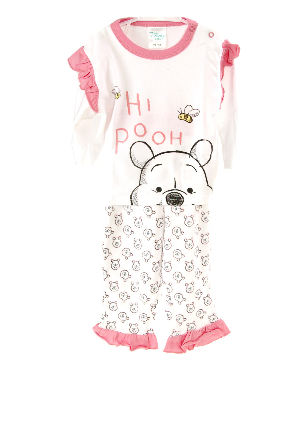 Розовая всесезон пижама (лонгслив, брюки) Disney
