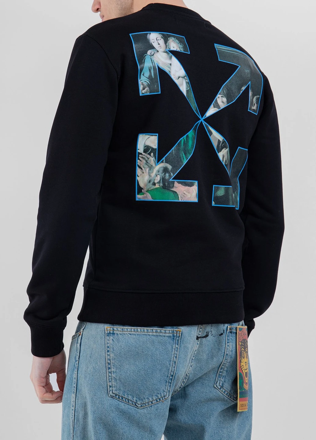 Черный свитшот из хлопка Off-White (228877430)