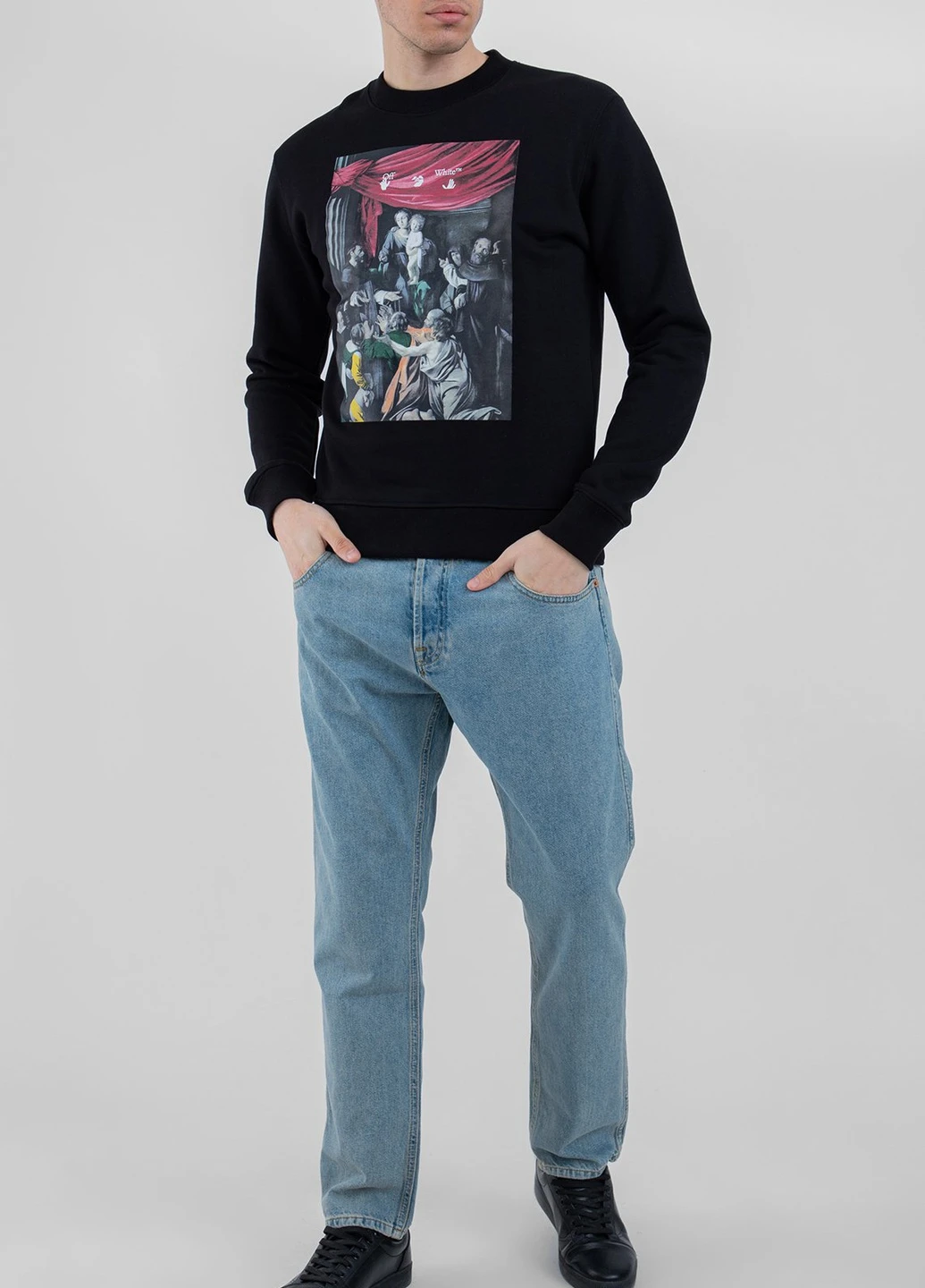 Черный свитшот из хлопка Off-White (228877430)