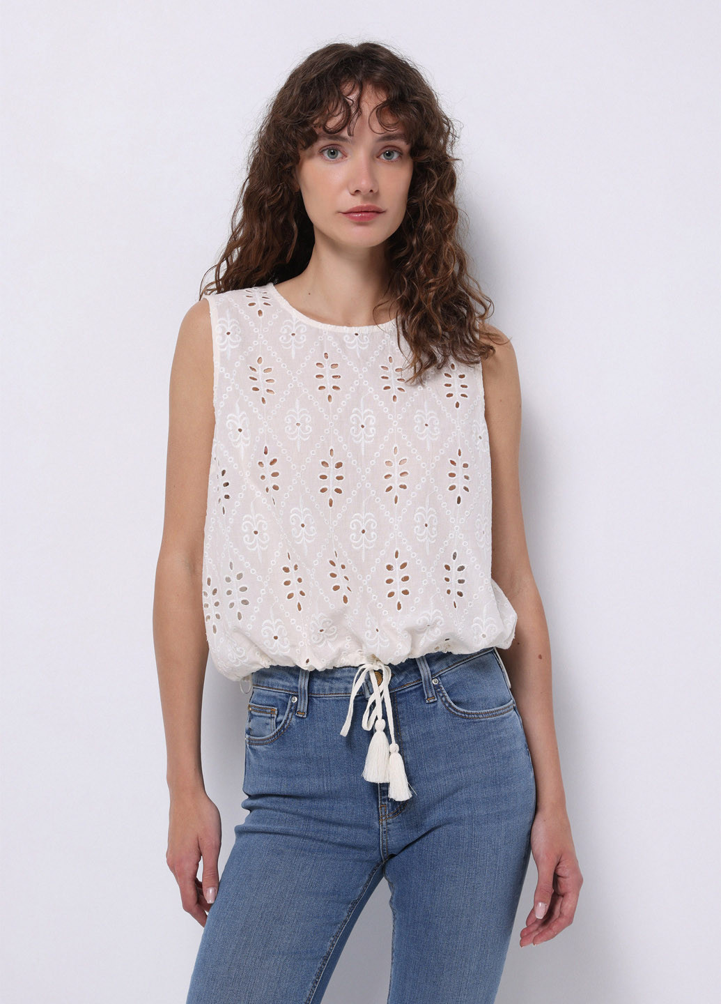 Кремова блуза Colin's