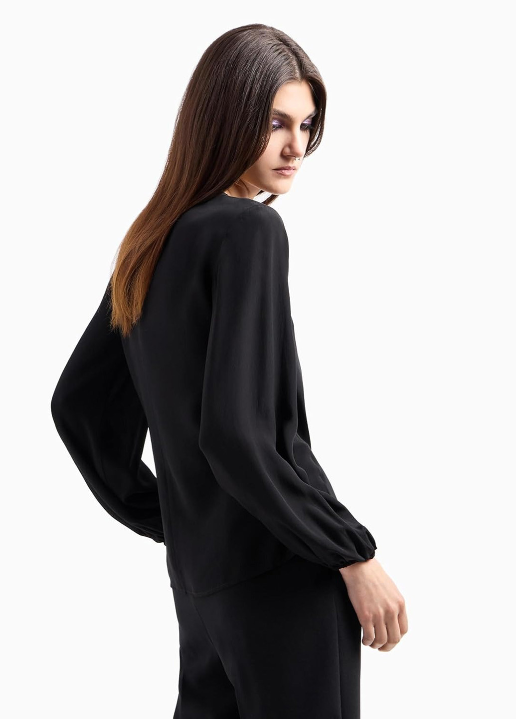 Чорна блузка Armani Exchange