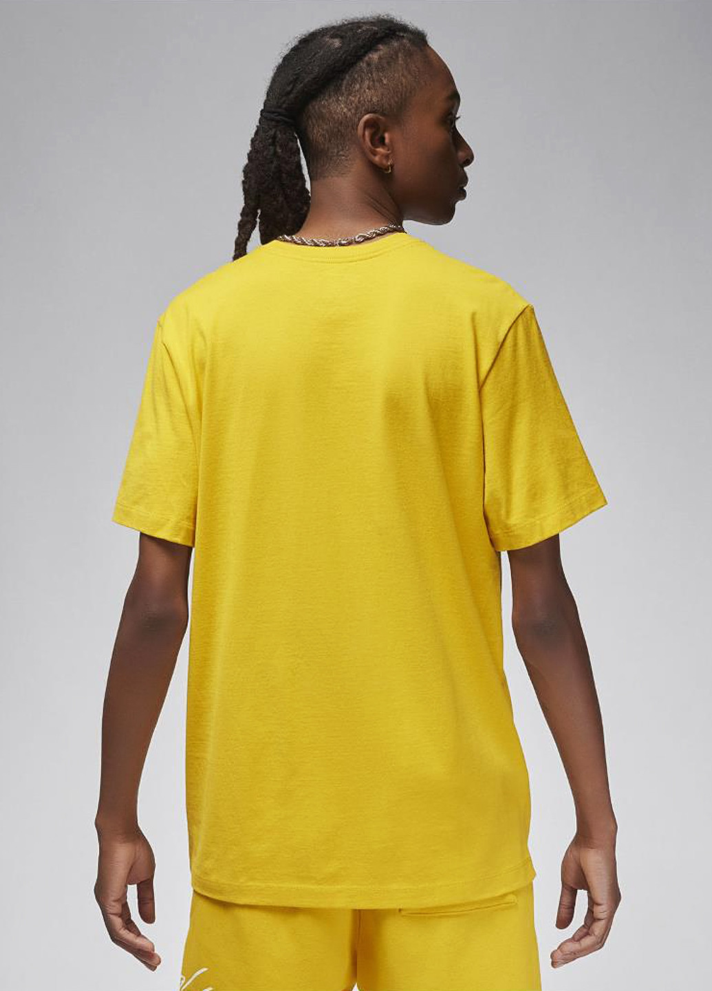 Желтая футболка cw5190-752 Jordan Jumpman Short-Sleeve