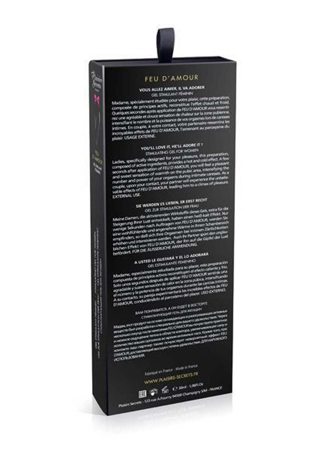 Стимулюючий гель для клітора 30 мл Plaisirs Secrets (253096635)