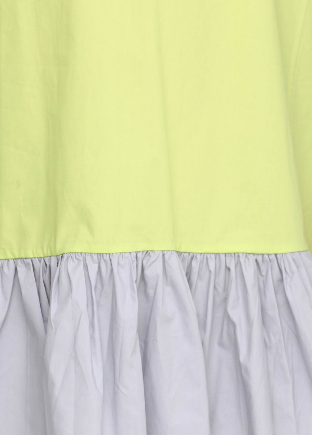 Лимонное кэжуал платье а-силуэт HFY однотонное