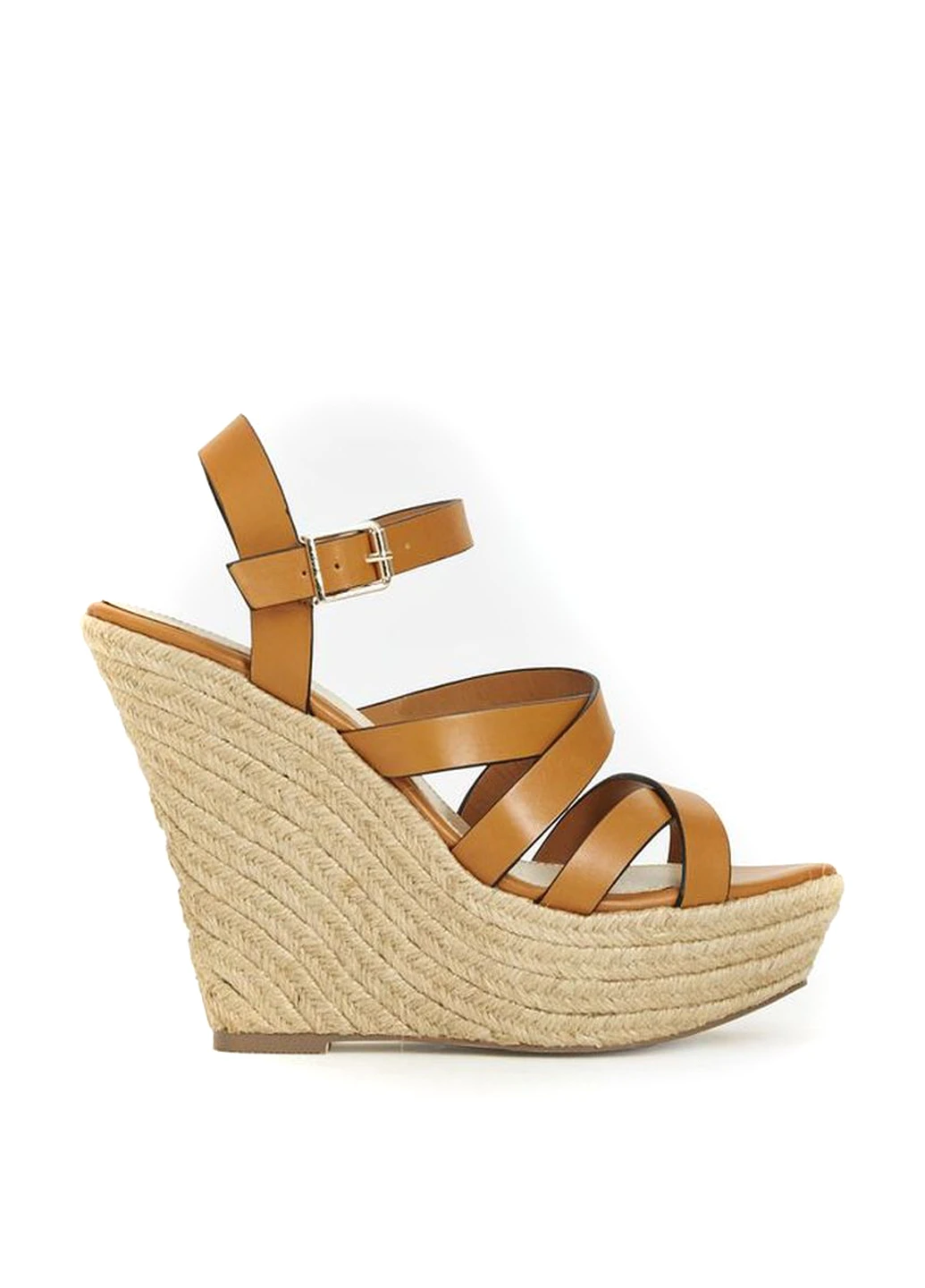 Охра босоножки JustFab с ремешком