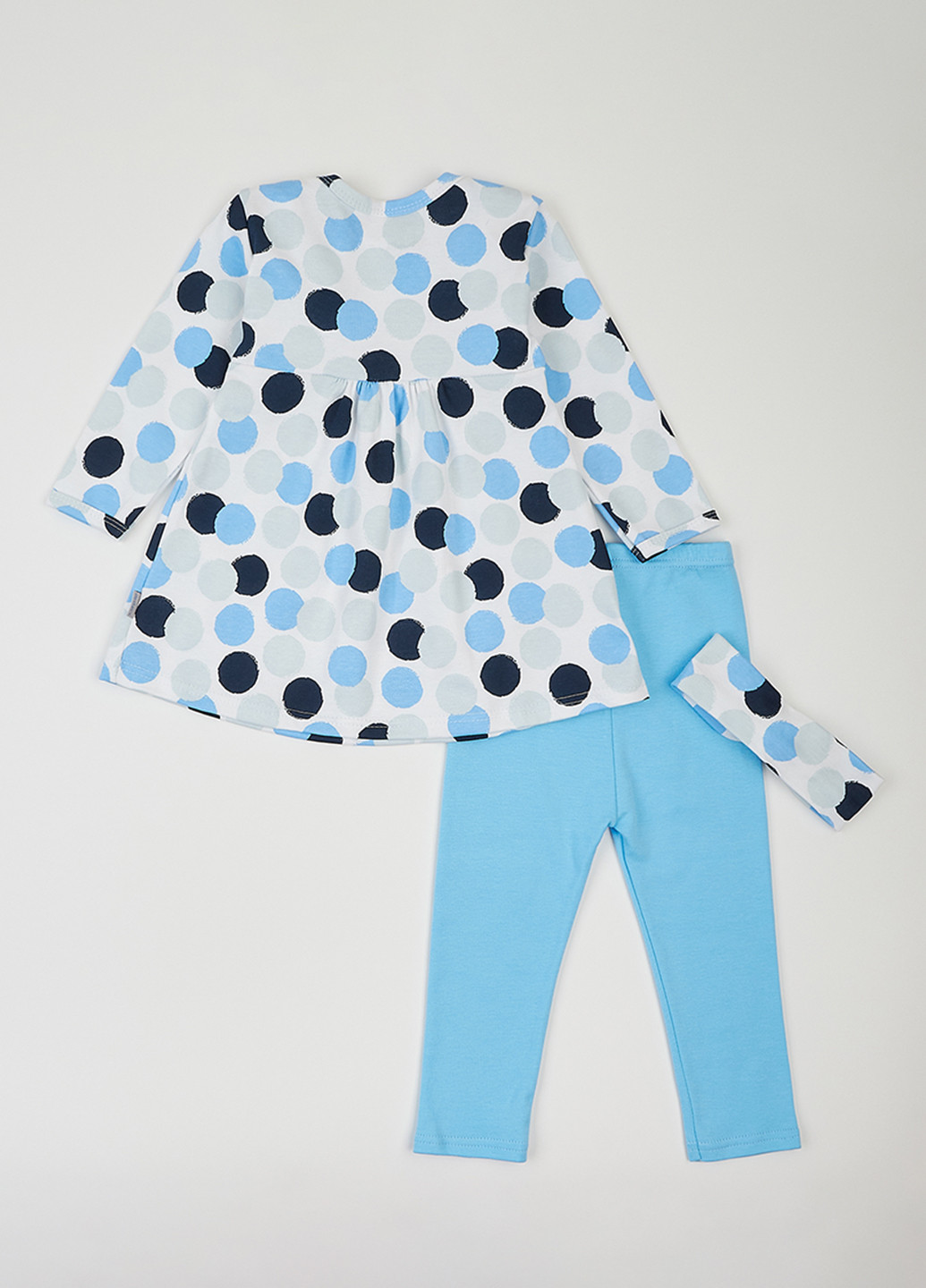 Комбінований демісезонний комплект (туніка, легінси, пов'язка) dexter's