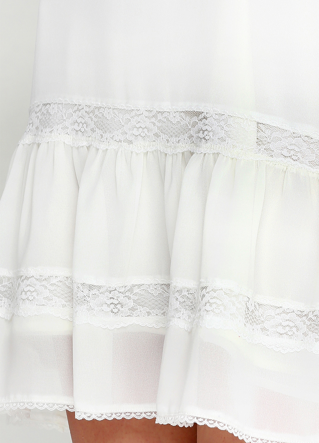 Білий кежуал сукня а-силует NUMERO 28 однотонна