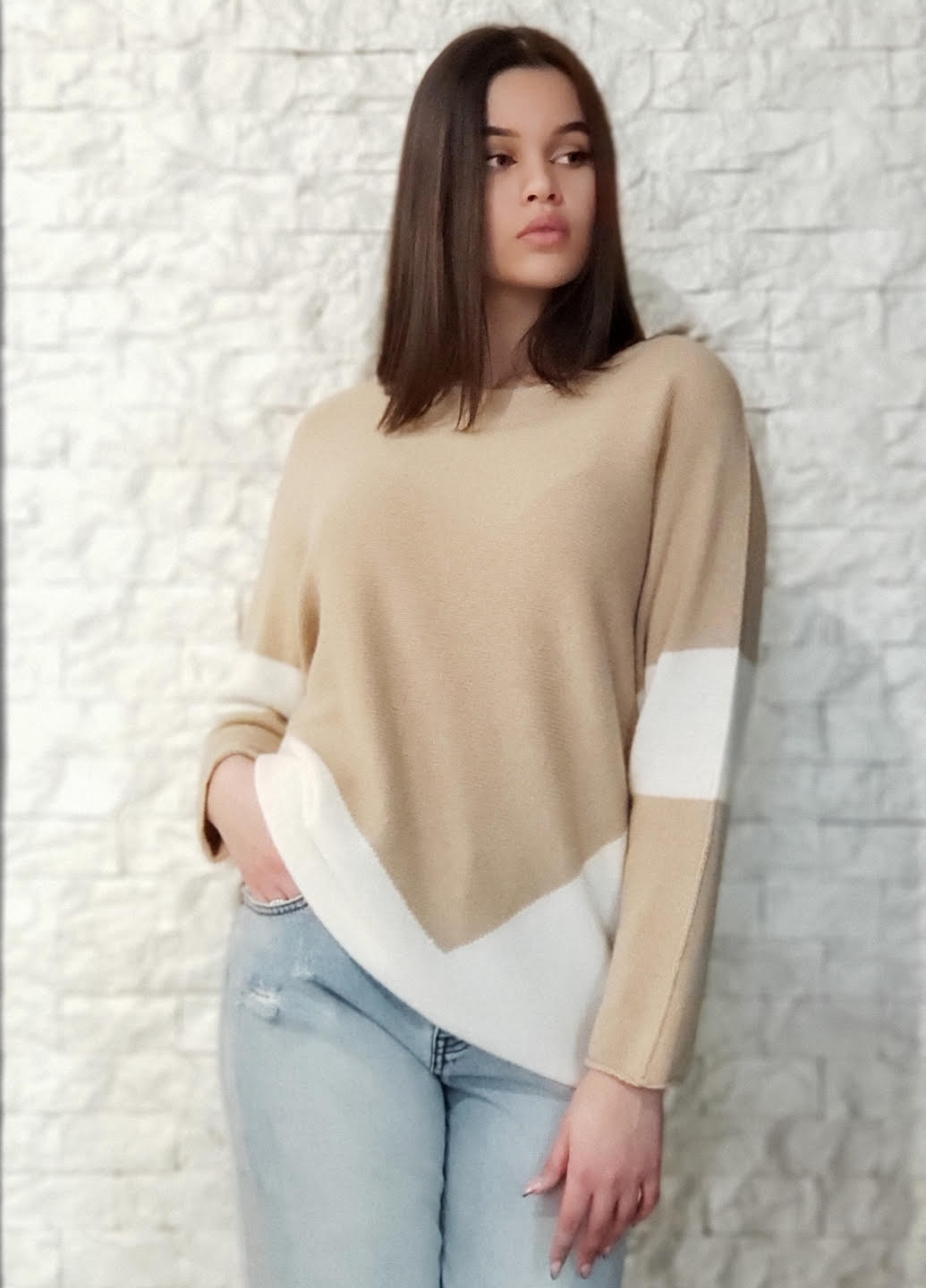 Бежевый демисезонный джемпер джемпер Cashmere blend