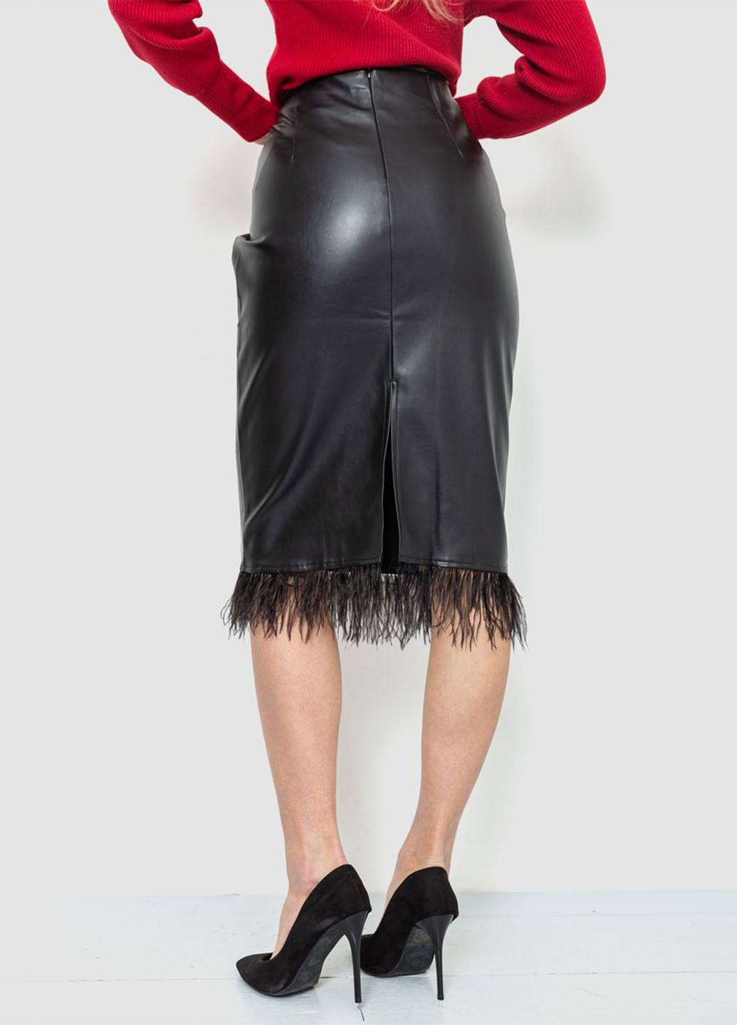 Черная кэжуал однотонная юбка Ager карандаш