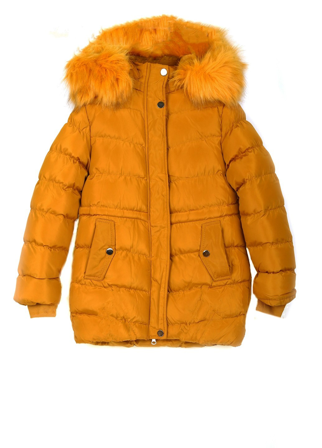Горчичная зимняя куртка Ature