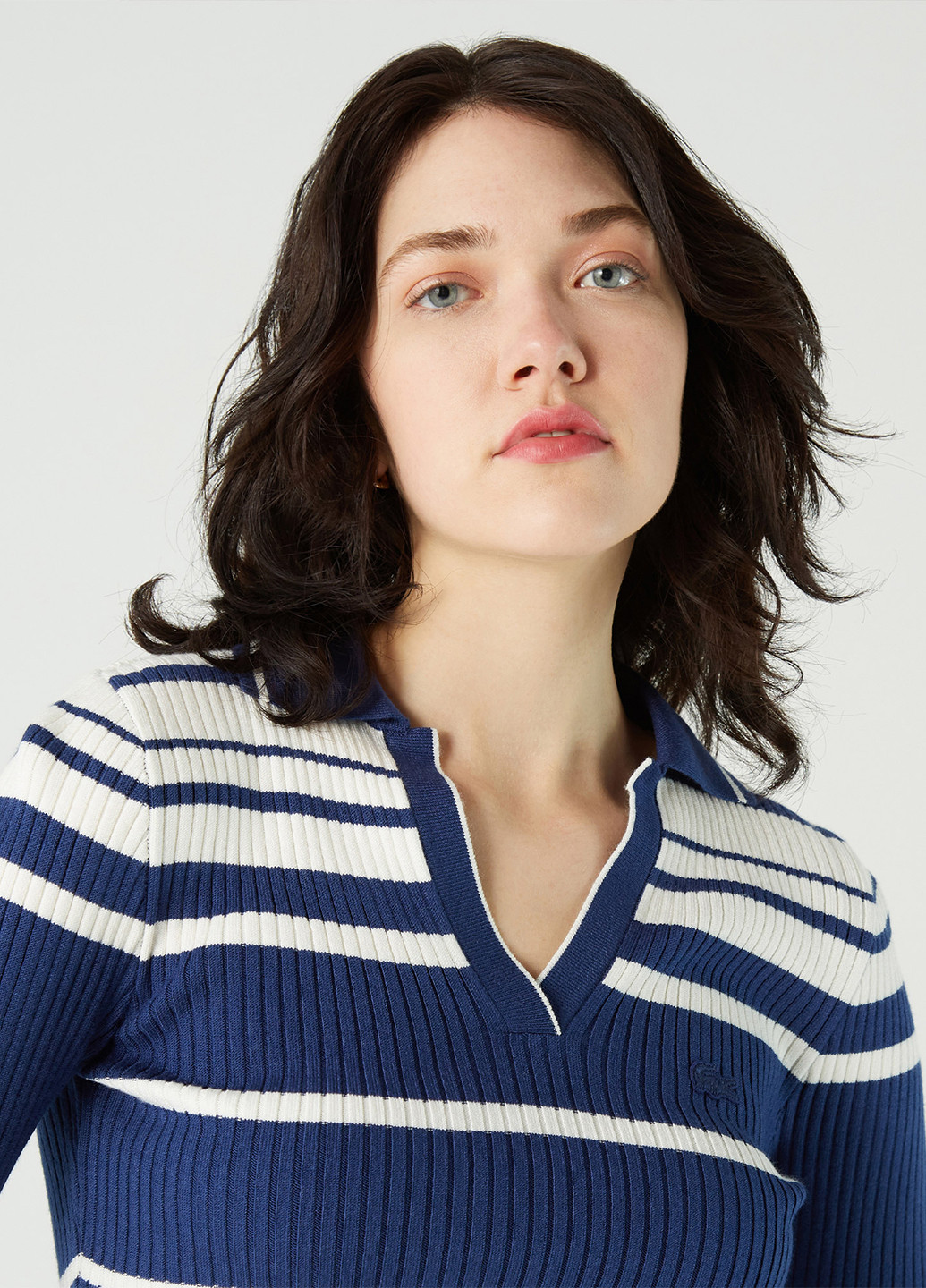 Комбинированный демисезонный пуловер пуловер Lacoste