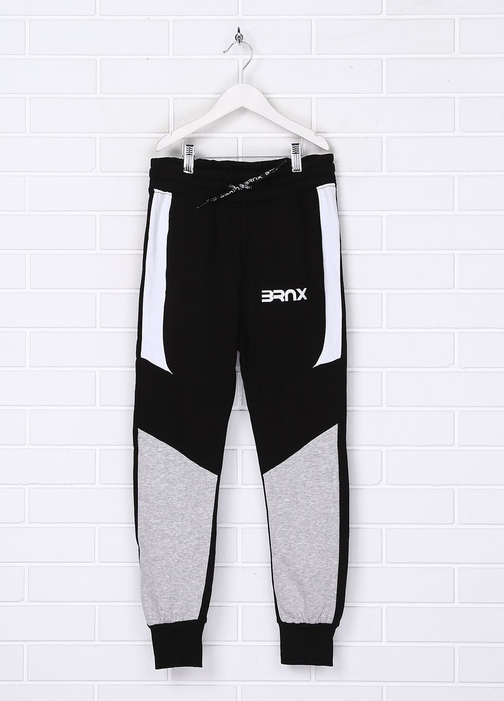 Комбинированные спортивные демисезонные брюки джоггеры H&M