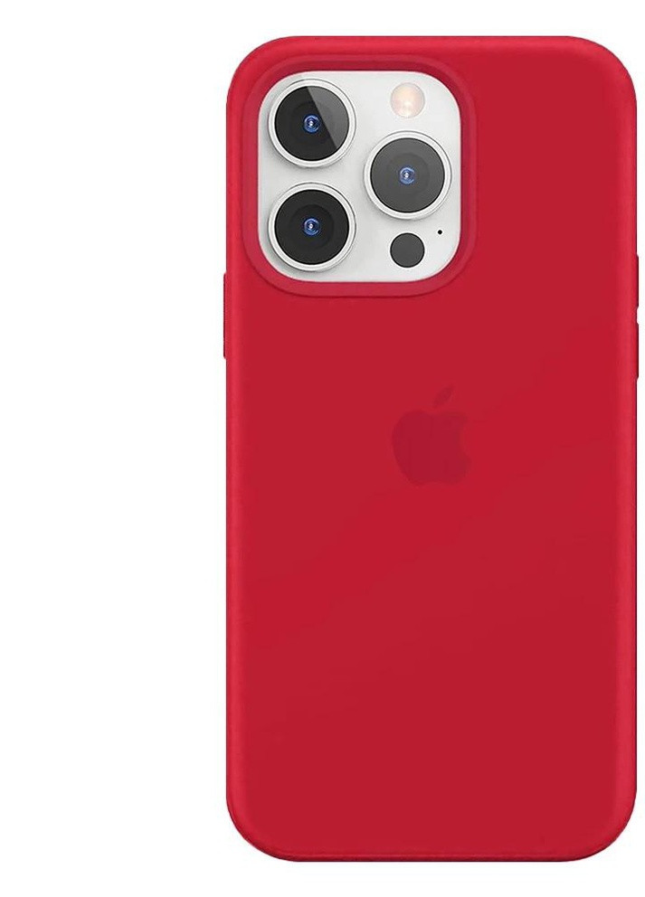 Силиконовый Чехол Накладка Silicone Case для iPhone 13 Pro Max Red No Brand (254091678)