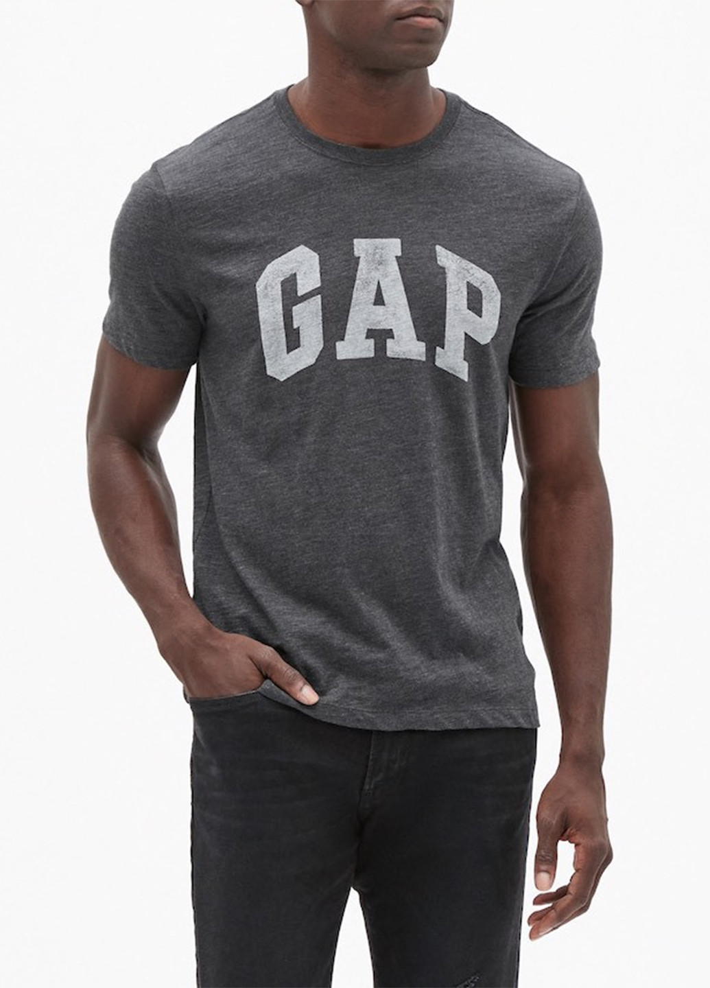 Темно-серая футболка Gap