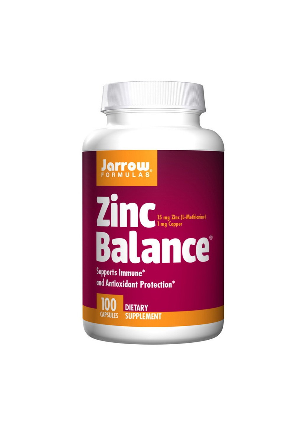 Цинк Zinc Balance (100 caps) джарроу формула Jarrow Formulas (255410211)