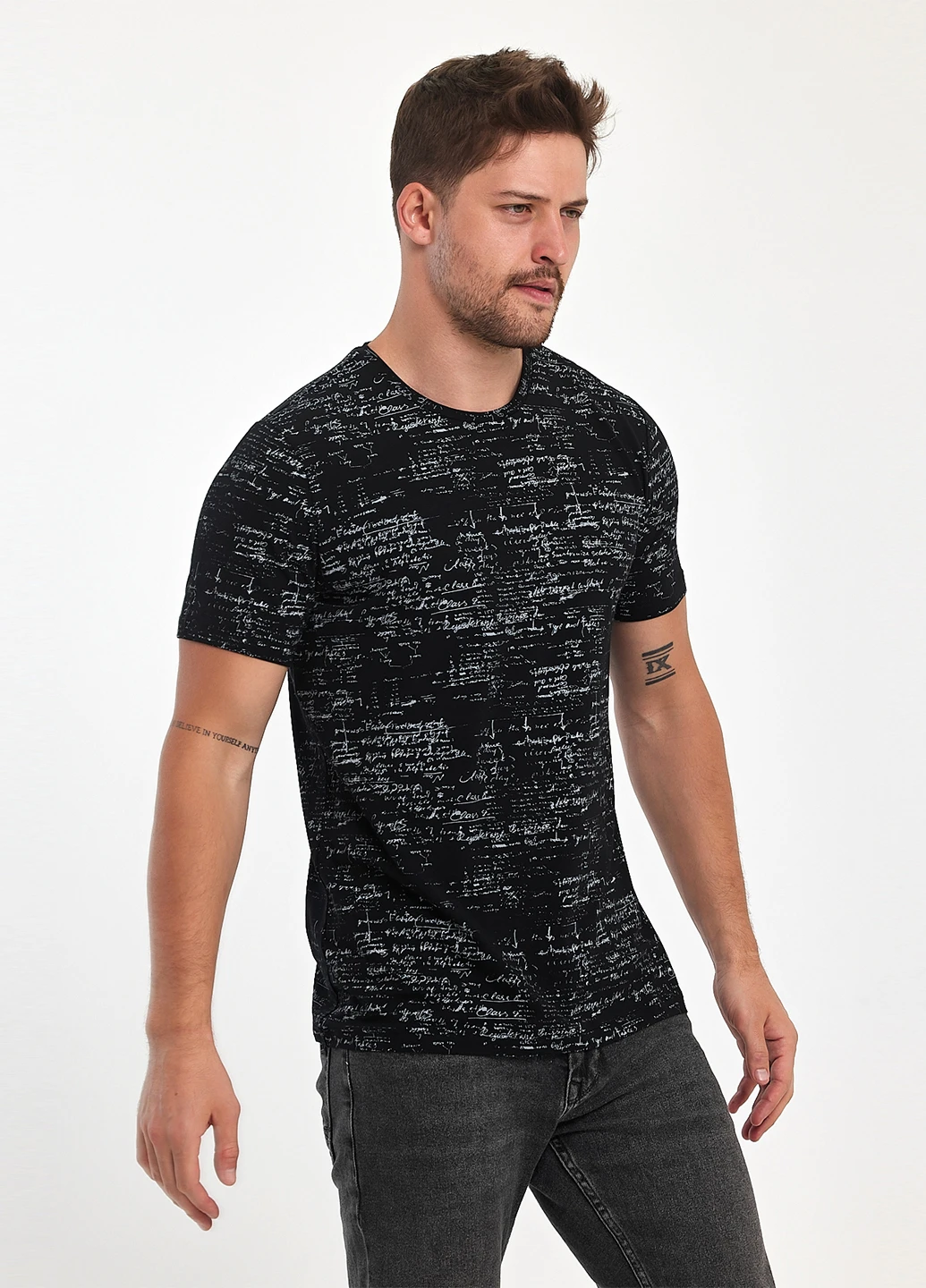 Чорна футболка Trend Collection