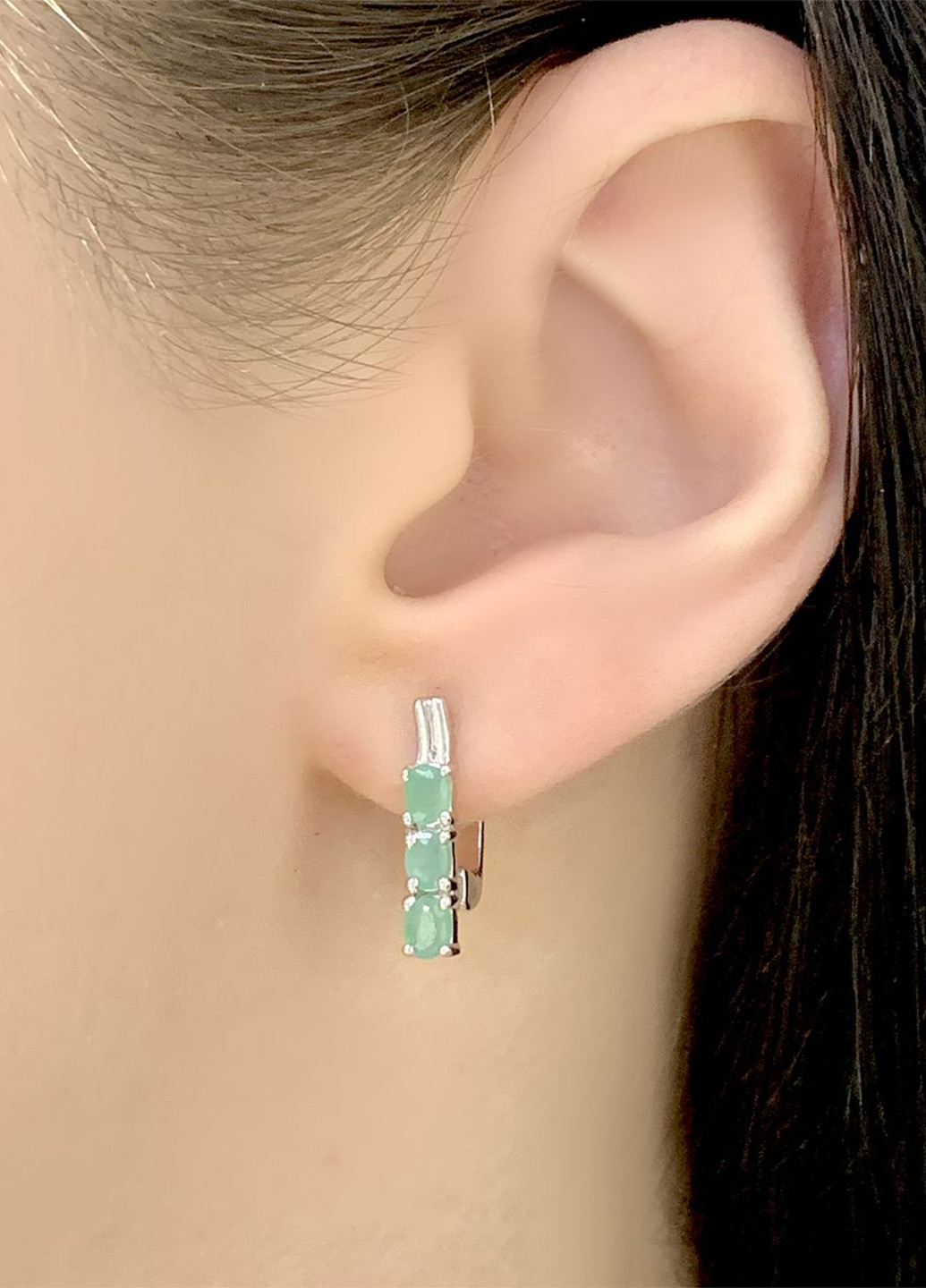 Серьги Silver Flame (164343511)