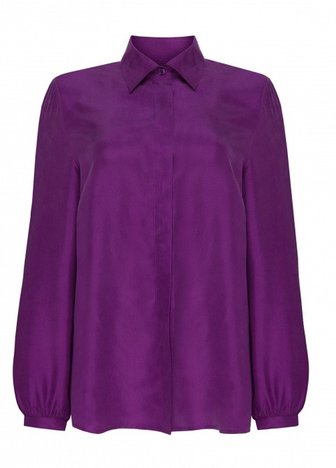 Светло-фиолетовая демисезонная блуза LKcostume