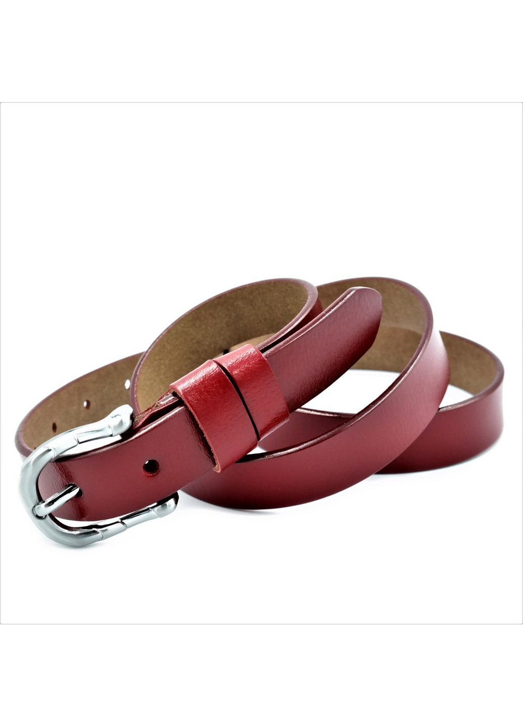 Кожаный ремень женский 115х2,5 см Weatro (211365193)