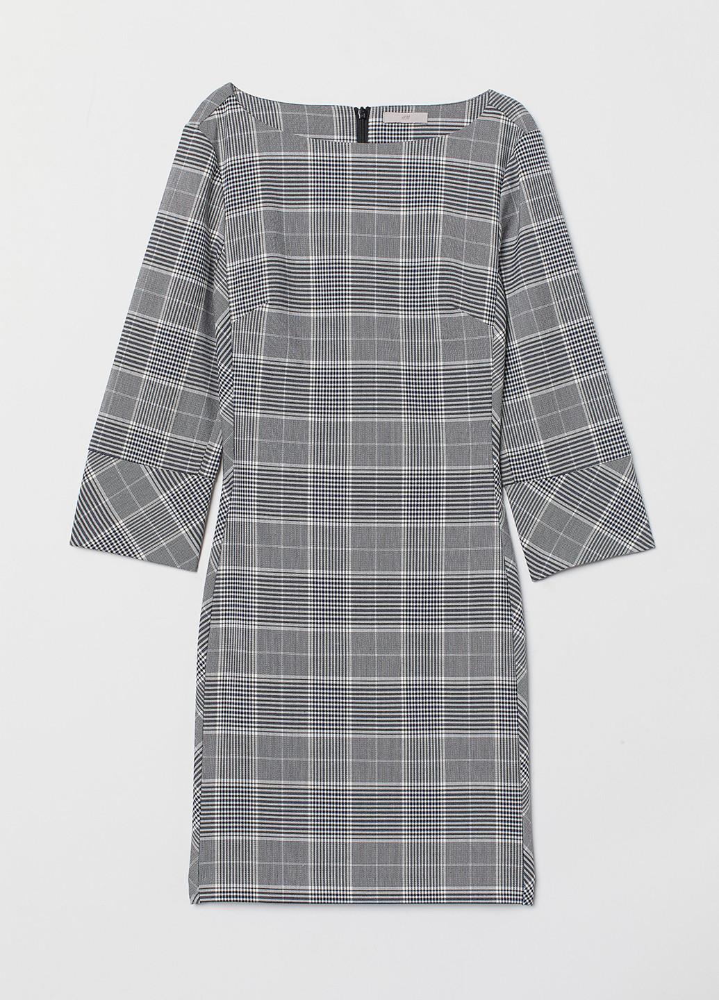 Серое кэжуал платье H&M однотонное