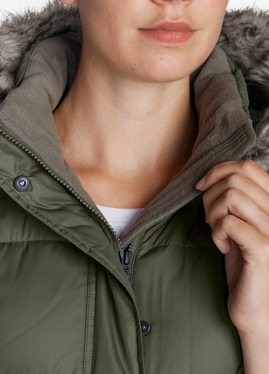 Зелене зимнє Пальто Eddie Bauer