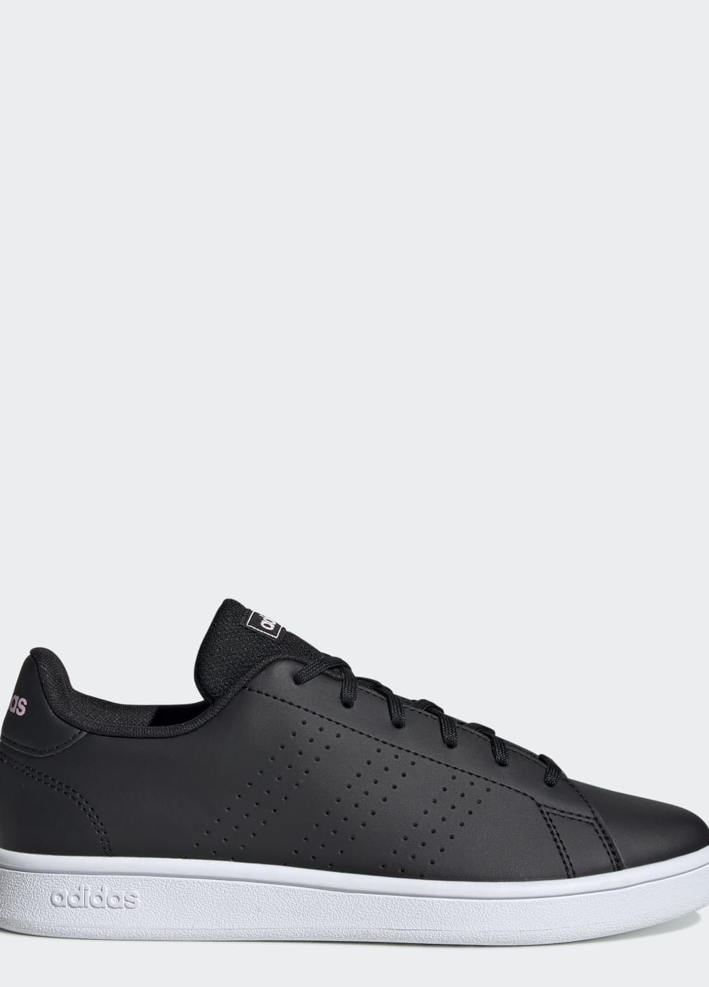 Черные демисезонные кроссовки advantage base adidas