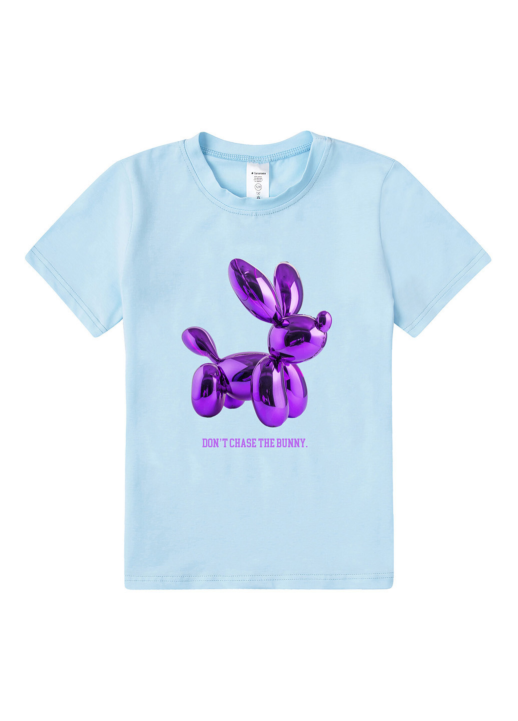 Блакитна літня футболка Garnamama