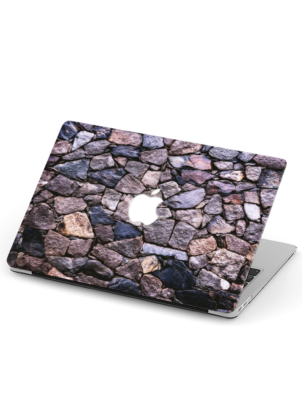 Чехол пластиковый для Apple MacBook Pro 15 A1707 / A1990 Паттерн камни (Stones pattern) (9649-2379) MobiPrint (218858325)