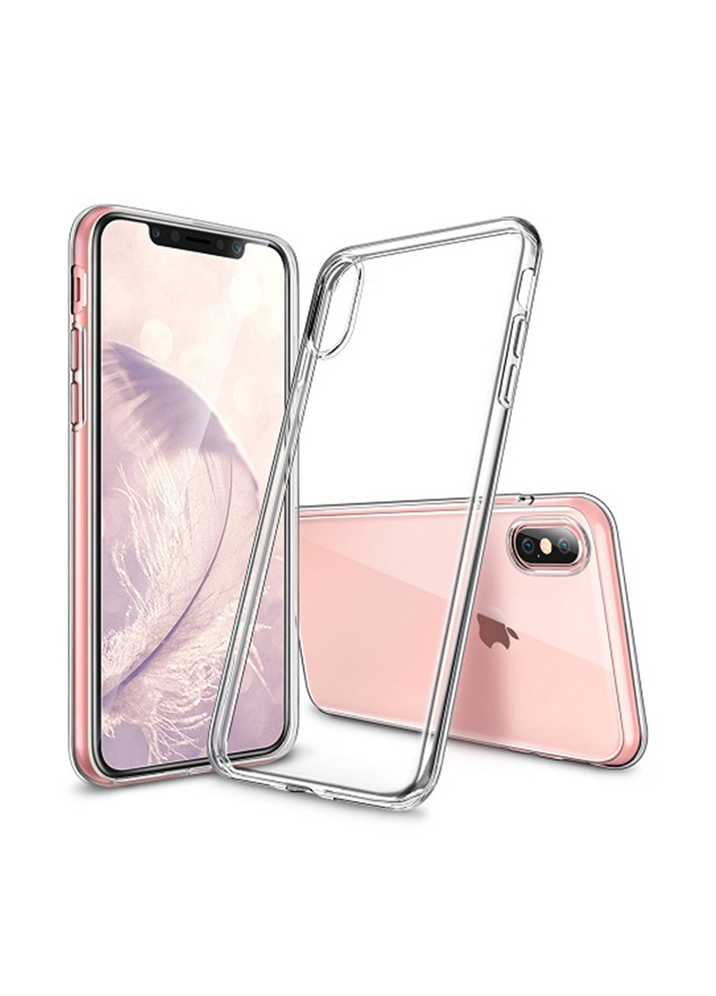Чехол силиконовый тонкий для iPhone X/Xs clear P.A.C. (96875107)