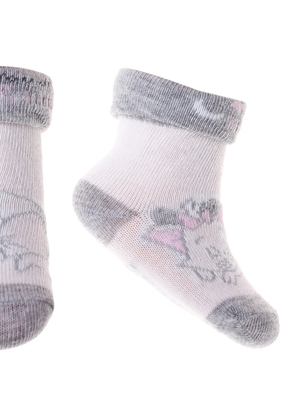 Шкарпетки Birth Mary 0-6 gray white/pink 43891564-4 Disney (254670824)