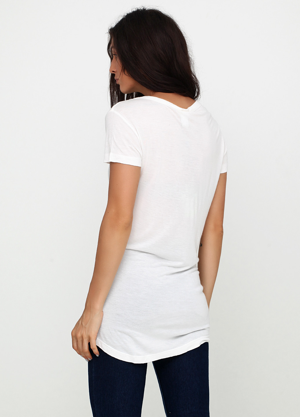 Белая летняя футболка Vero Moda