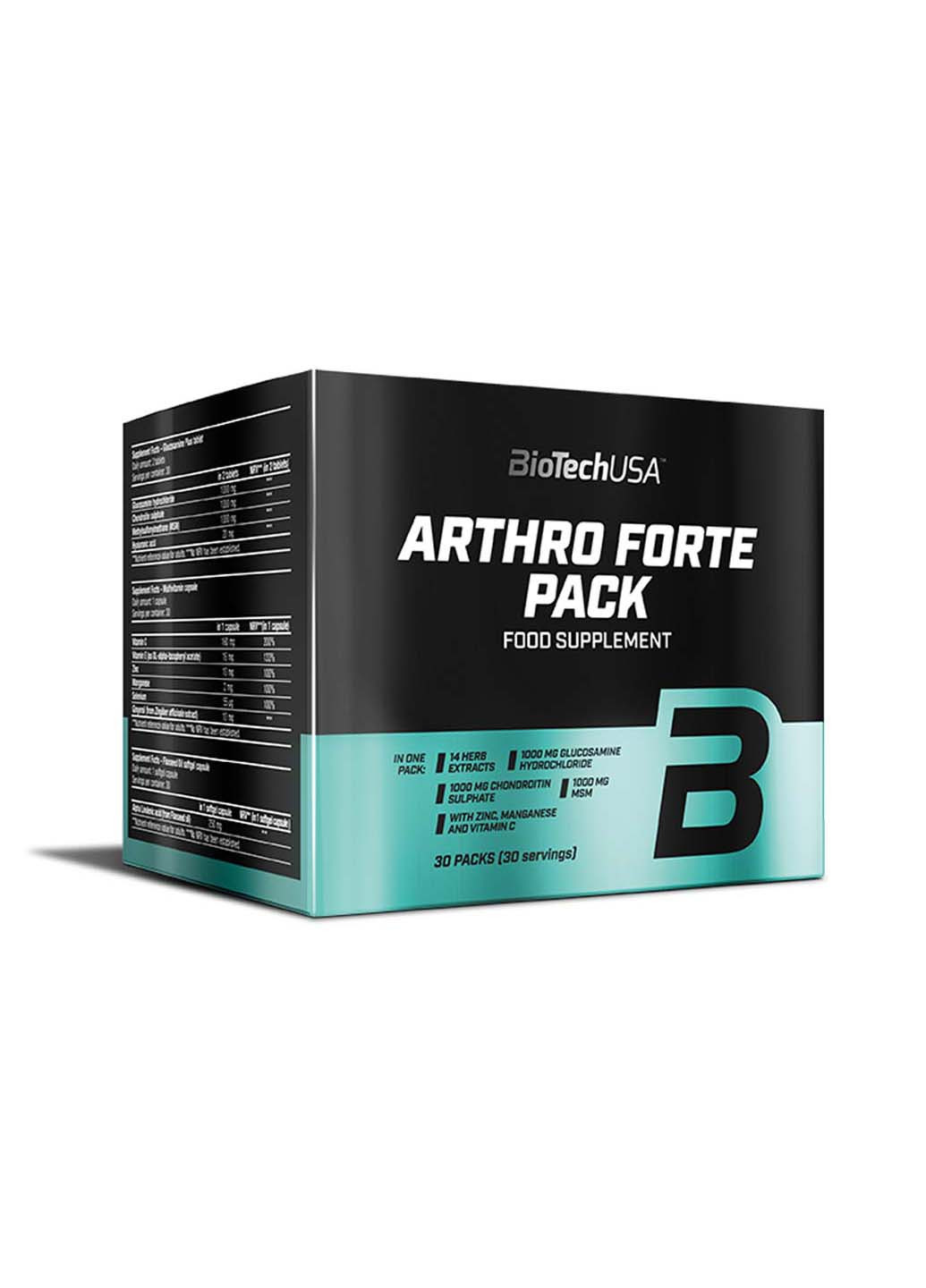 Хондропротектор для спорту Arthro Forte Pack 30 packs Biotechusa (253432599)