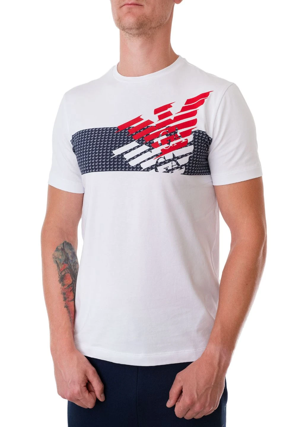 Белая футболка ARMANI EA7